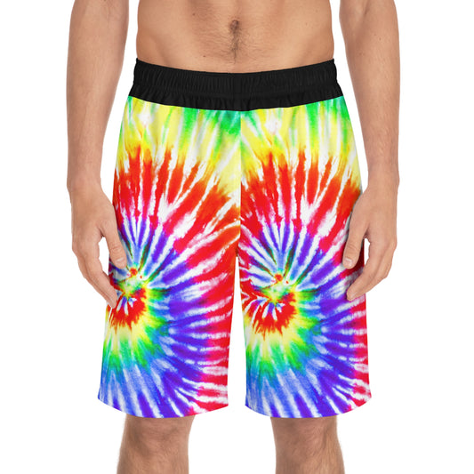 Board Shorts  - Tie Dye Rainbow