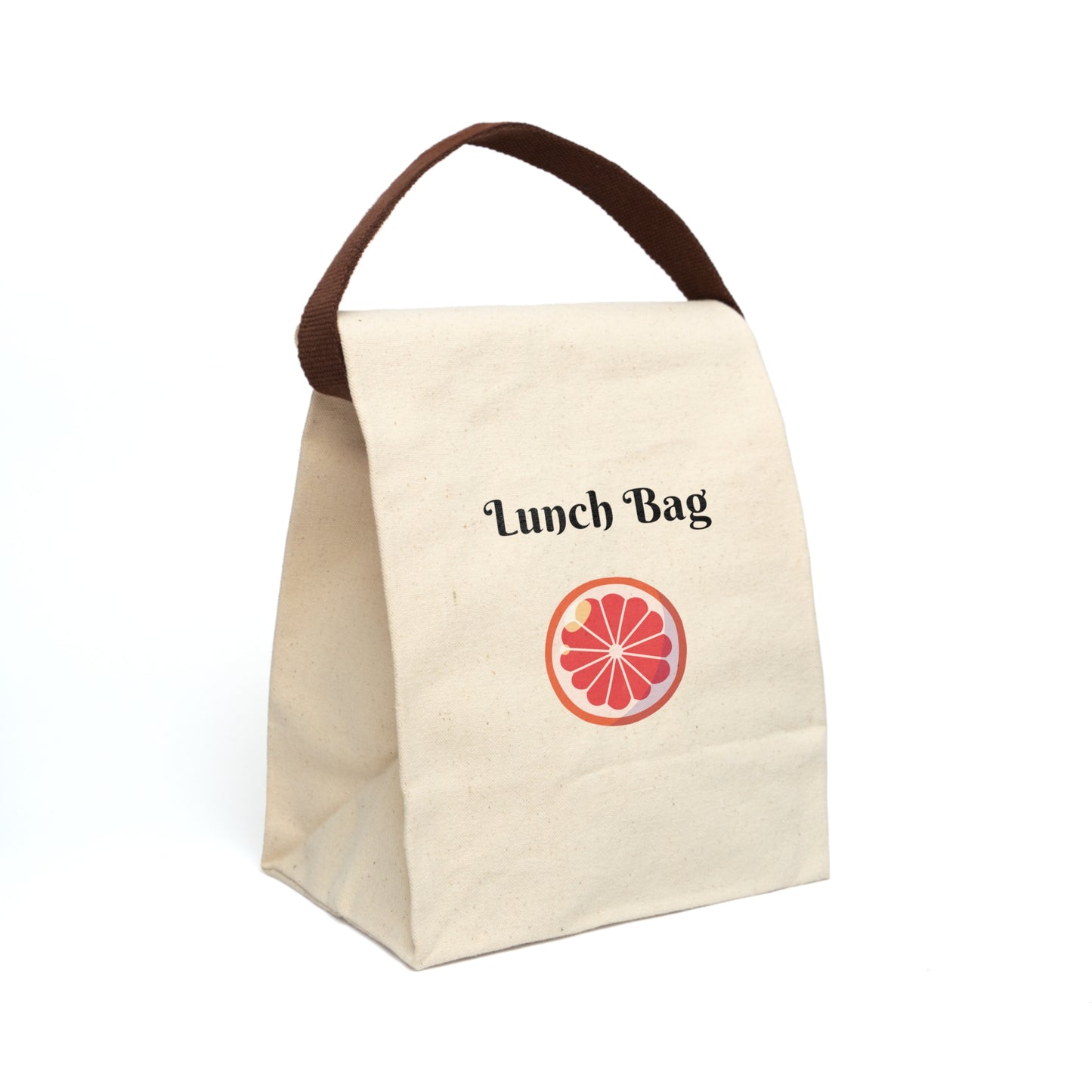 Canvas Lunch Bag - Grapefruit