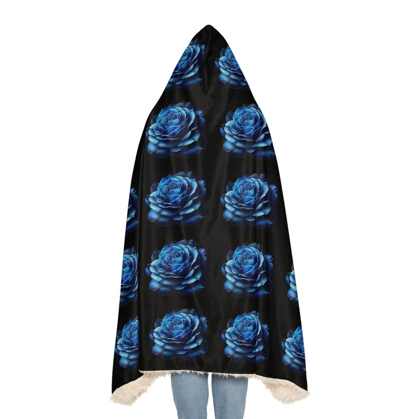 Blue Rose Snuggle Blanket