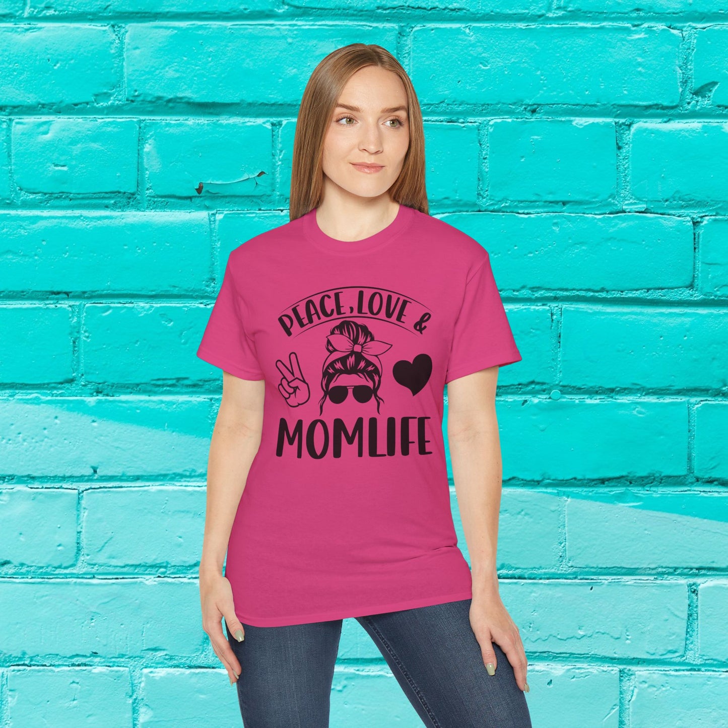 Peace - Love - #Momlife - Statement Tee - 8 Colors