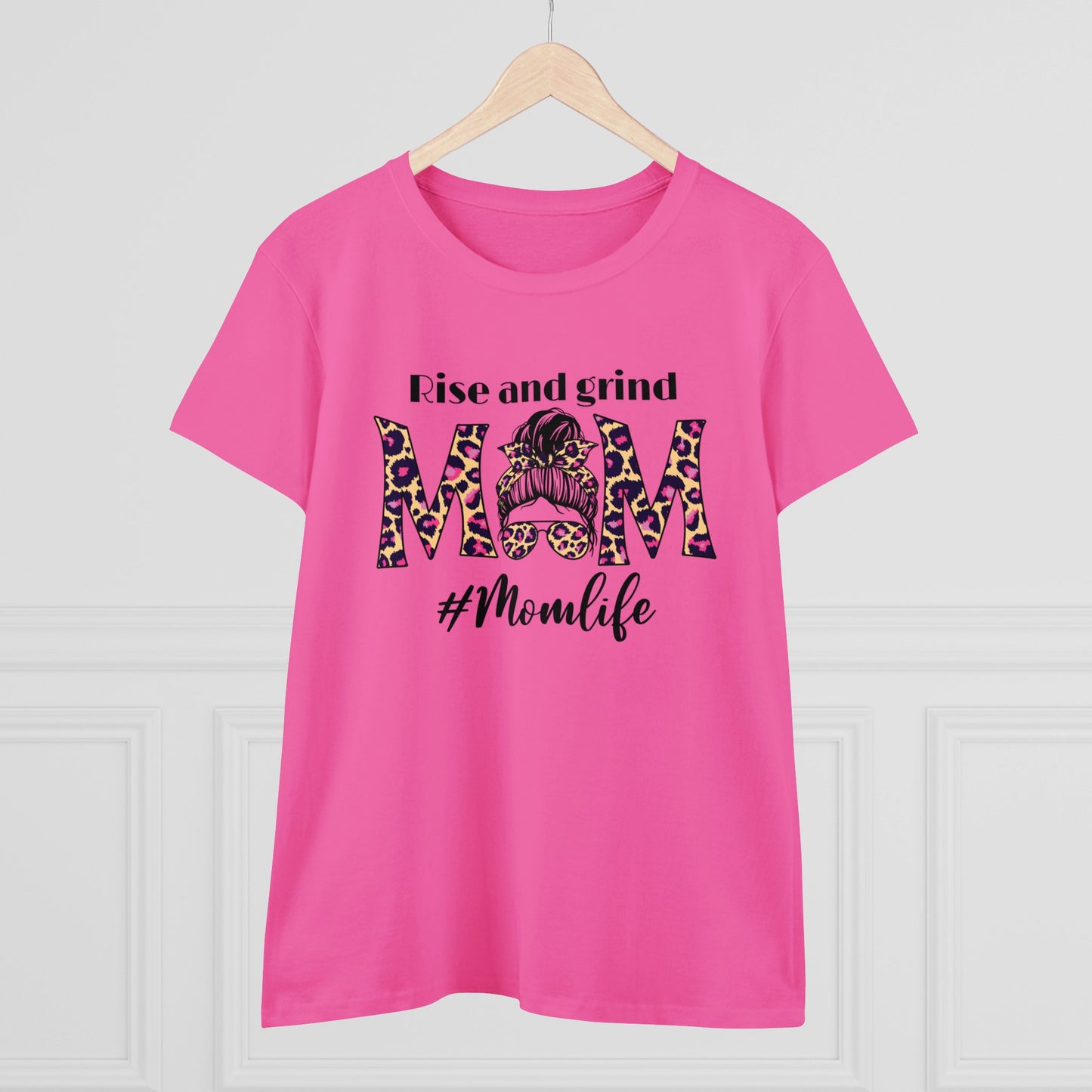 Rise & Grind #Momlife - Motivational Tee - 2 Colors