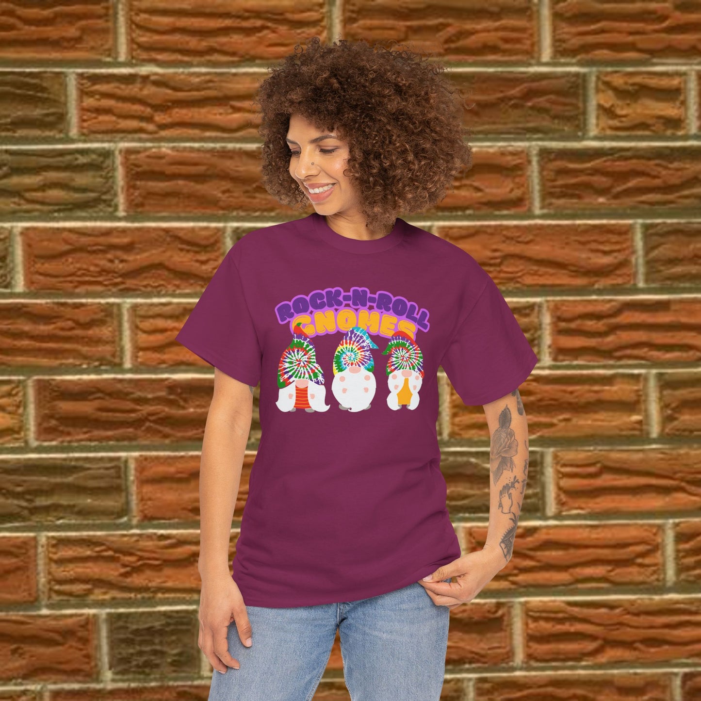 Rock-N-Roll Gnomes - Cotton Tee