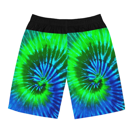 Board Shorts - Tie Dye Blue Green