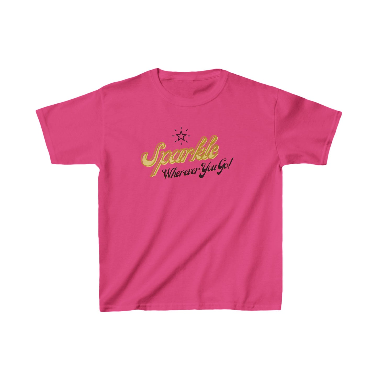 Kids Heavy Cotton™ Tee - Sparkle Wherever you go