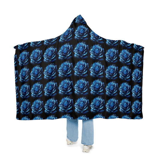 Blue Rose Snuggle Blanket - Luxurious Comfort