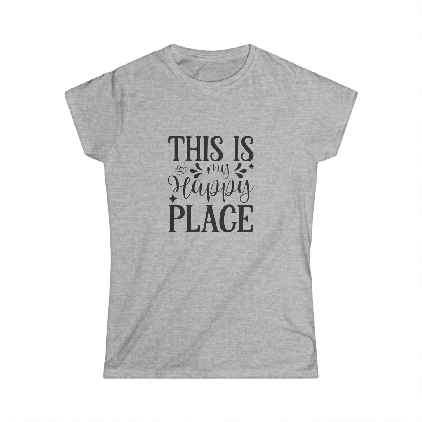 Women's Softstyle Tee - My Happy Place