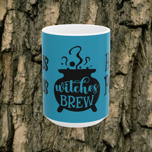 Hocus Pocus Witches Brew Coffee Mug - Blue (11oz & 15oz)