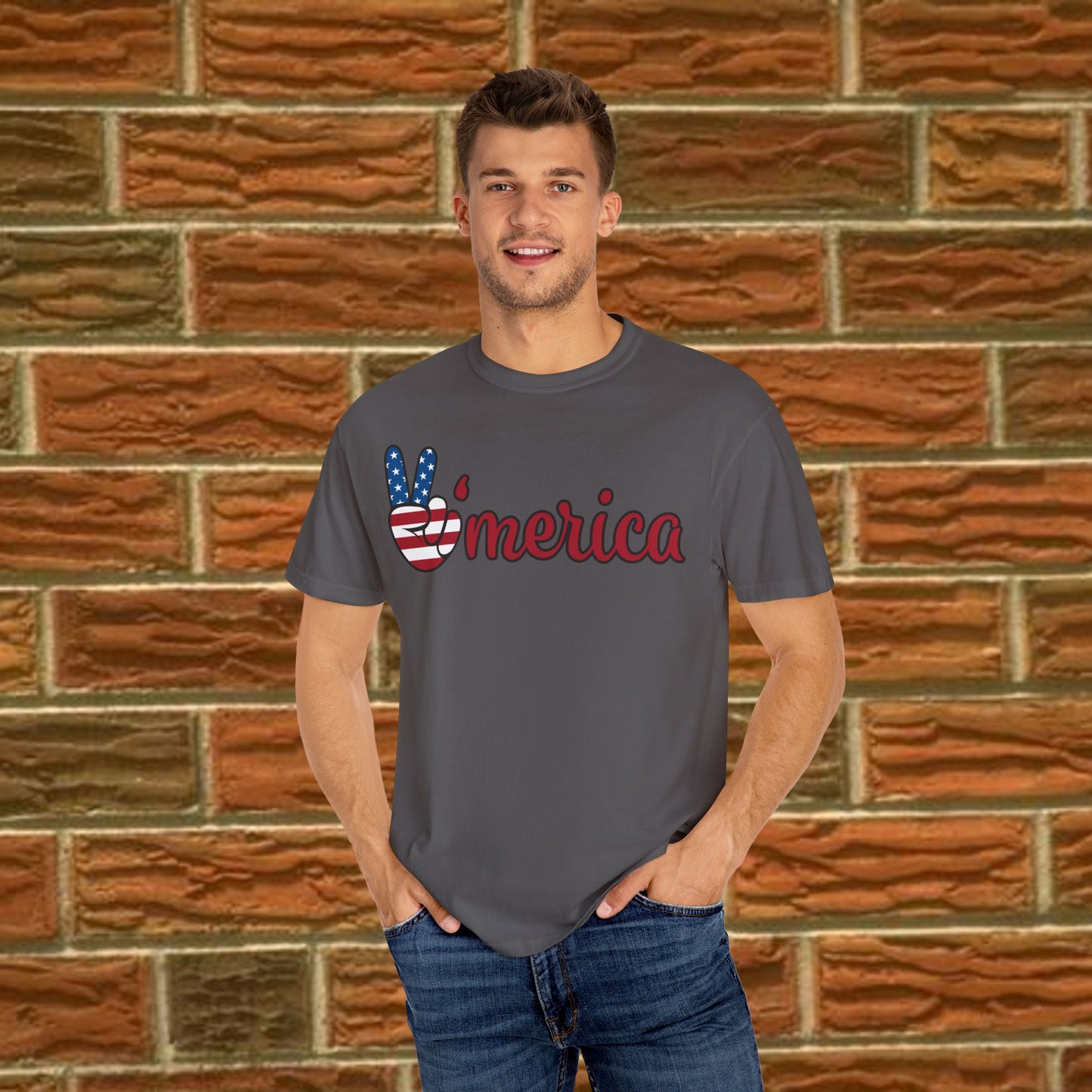 America Logo - Statement Tee - 4 Colors