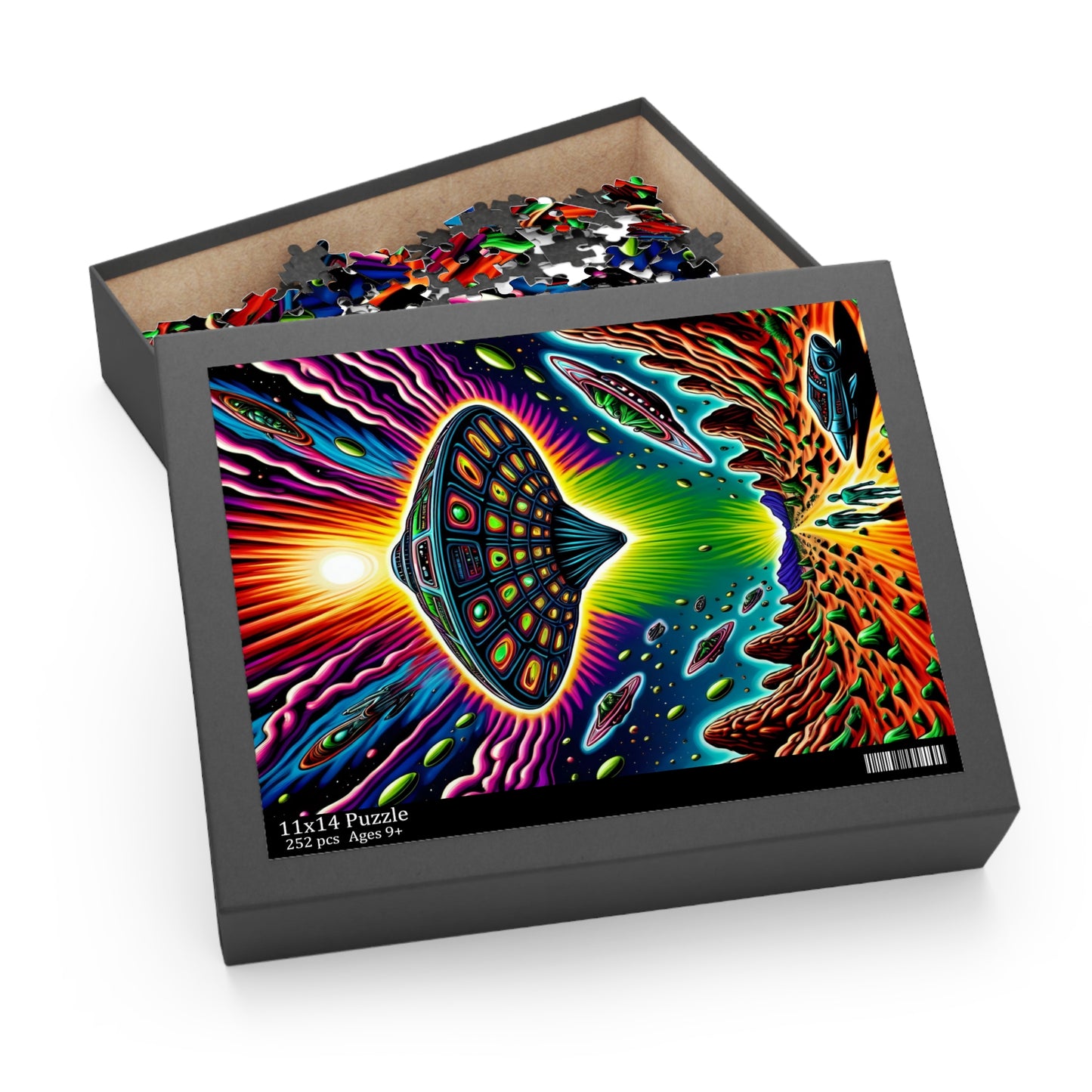 UFO Puzzle (120, 252, 500-Piece)