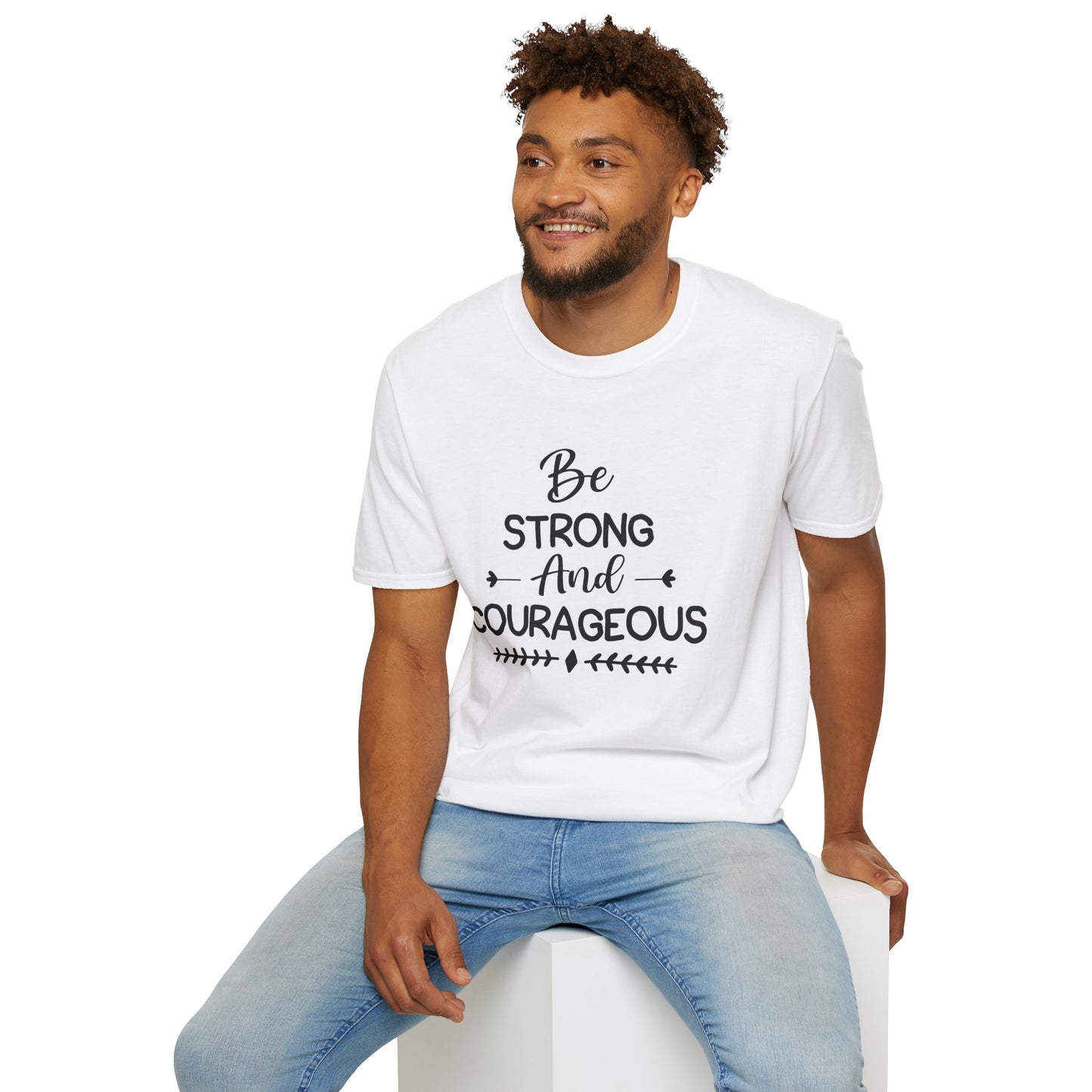 Softstyle T-Shirt - Be Strong and Courageous