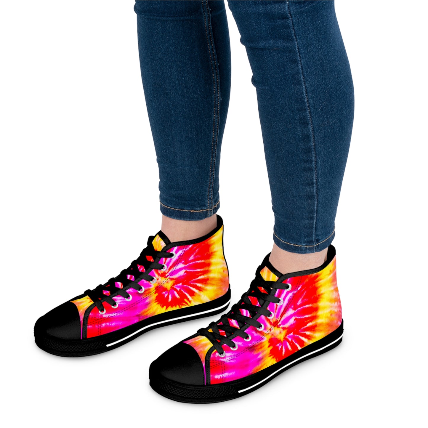 Women's High Tops Shoes - Pink Splash