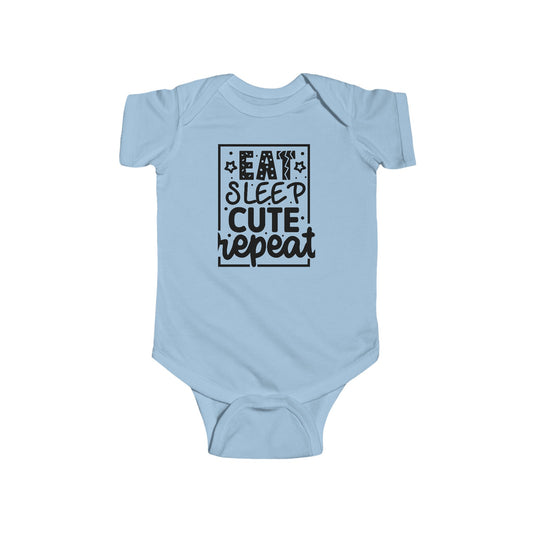 Infant Fine Jersey Bodysuit - Eat Sleep Rinse Repeat