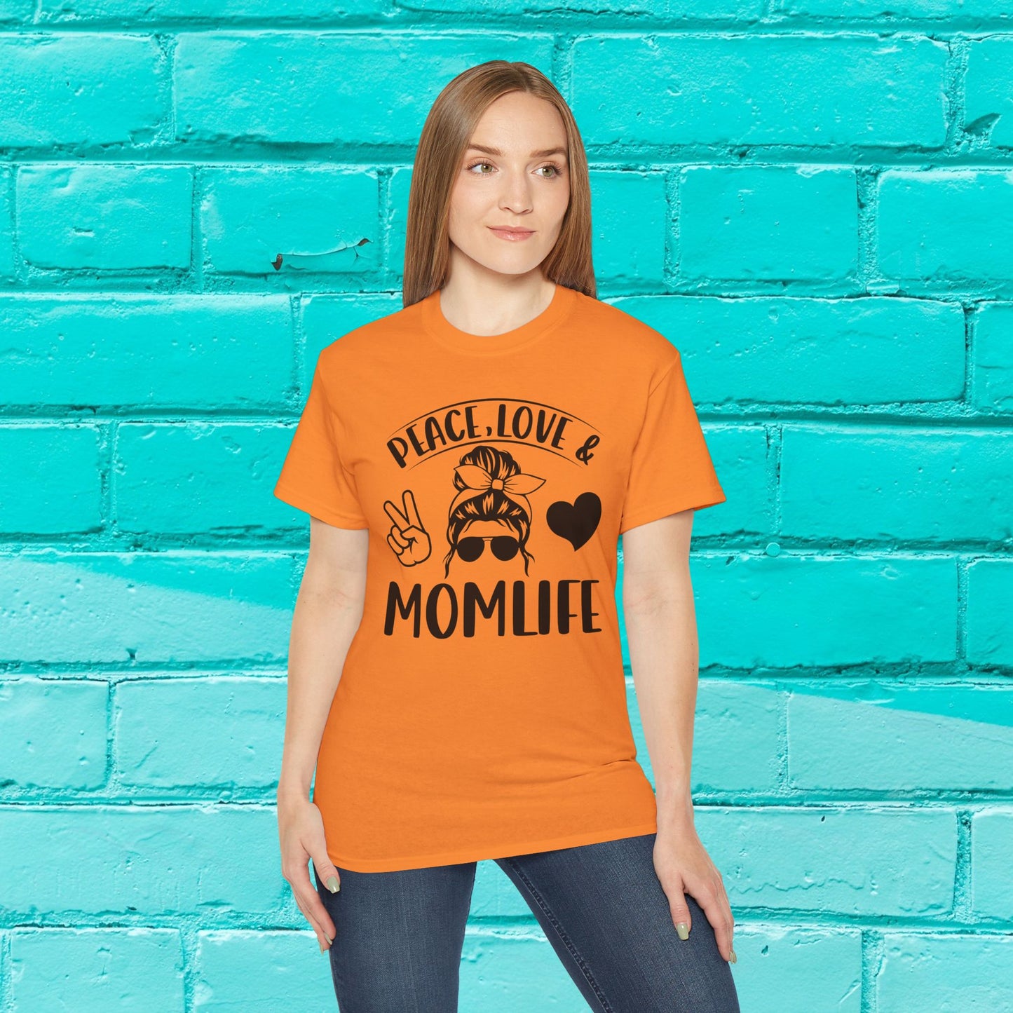 Peace - Love - #Momlife - Statement Tee - 8 Colors