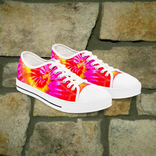 Women's Low Top Sneakers - Pink Splash