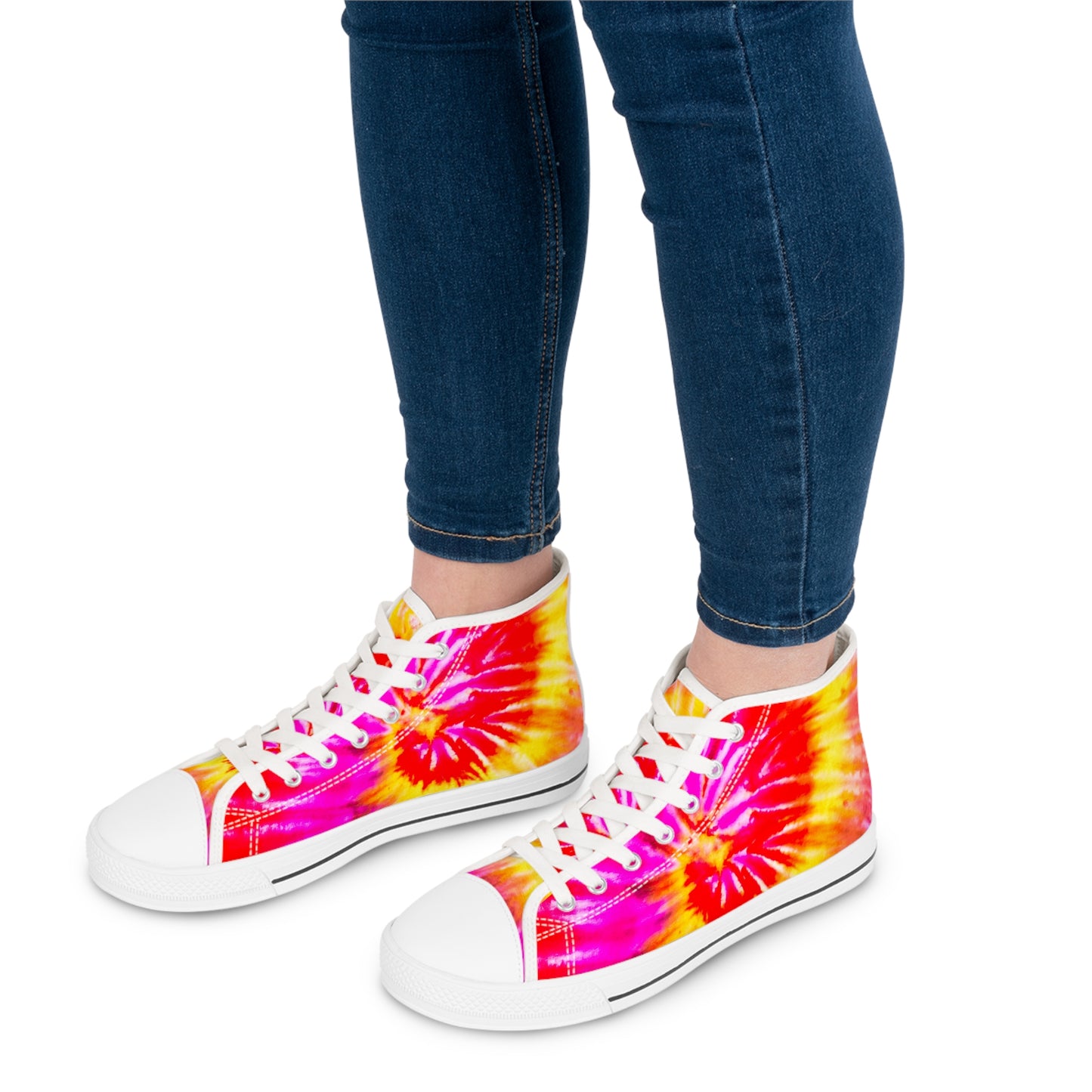 Women's High Tops Shoes - Pink Splash