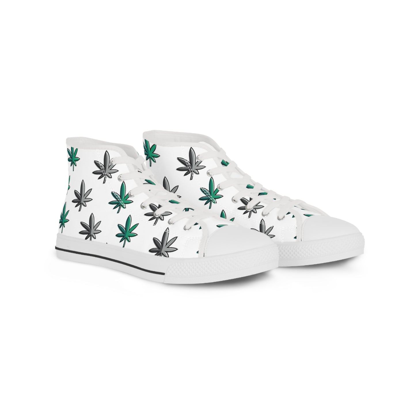 High Top Sneakers -  Green Leaf 420 Collection