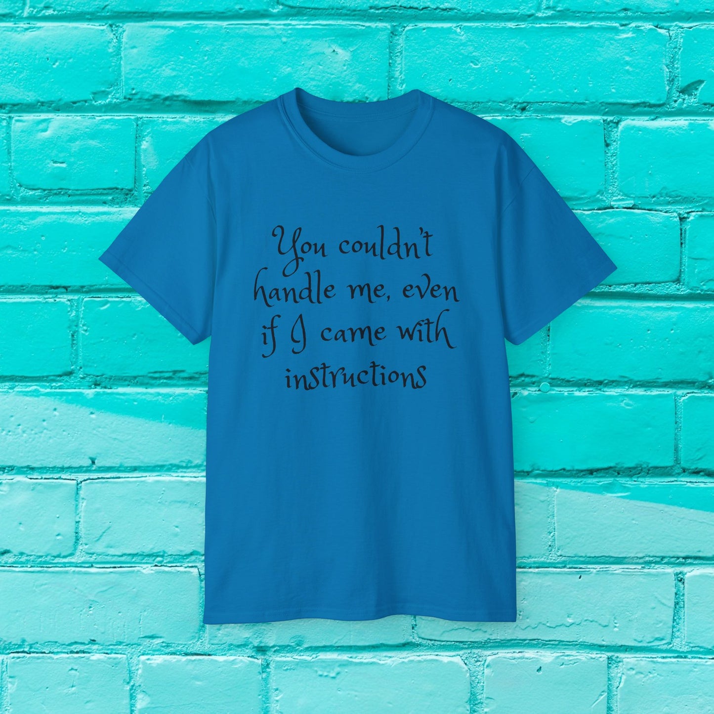 You couldn’t handle me, even if I came with instructions - Sassy T-Shirt