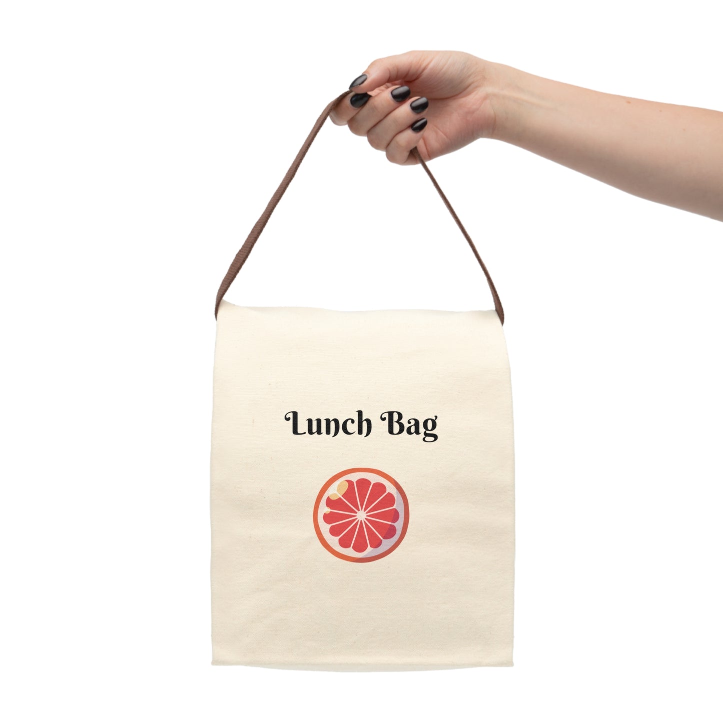 Canvas Lunch Bag - Grapefruit