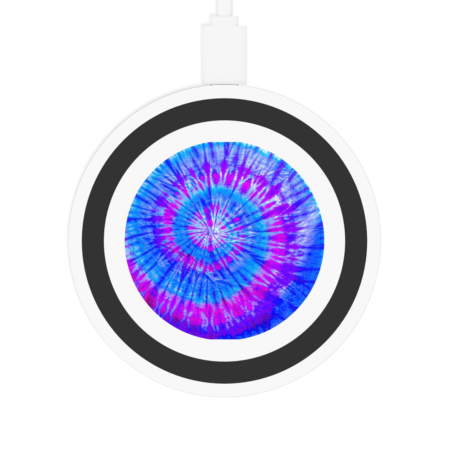 Quake Wireless Charging Pad - Tie-Dye Blue