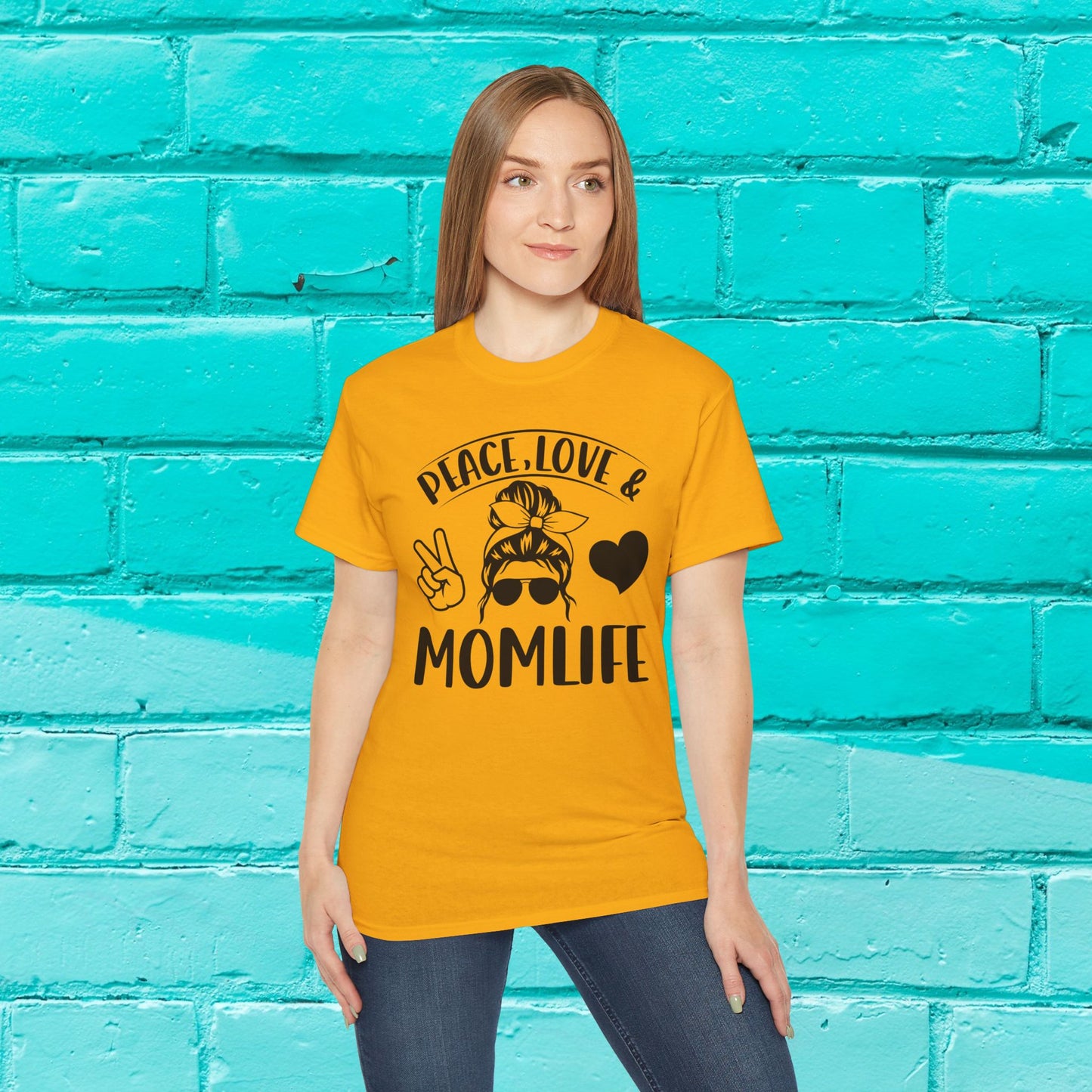 Peace - Love - #Momlife - Statement Tee - 8 Colors