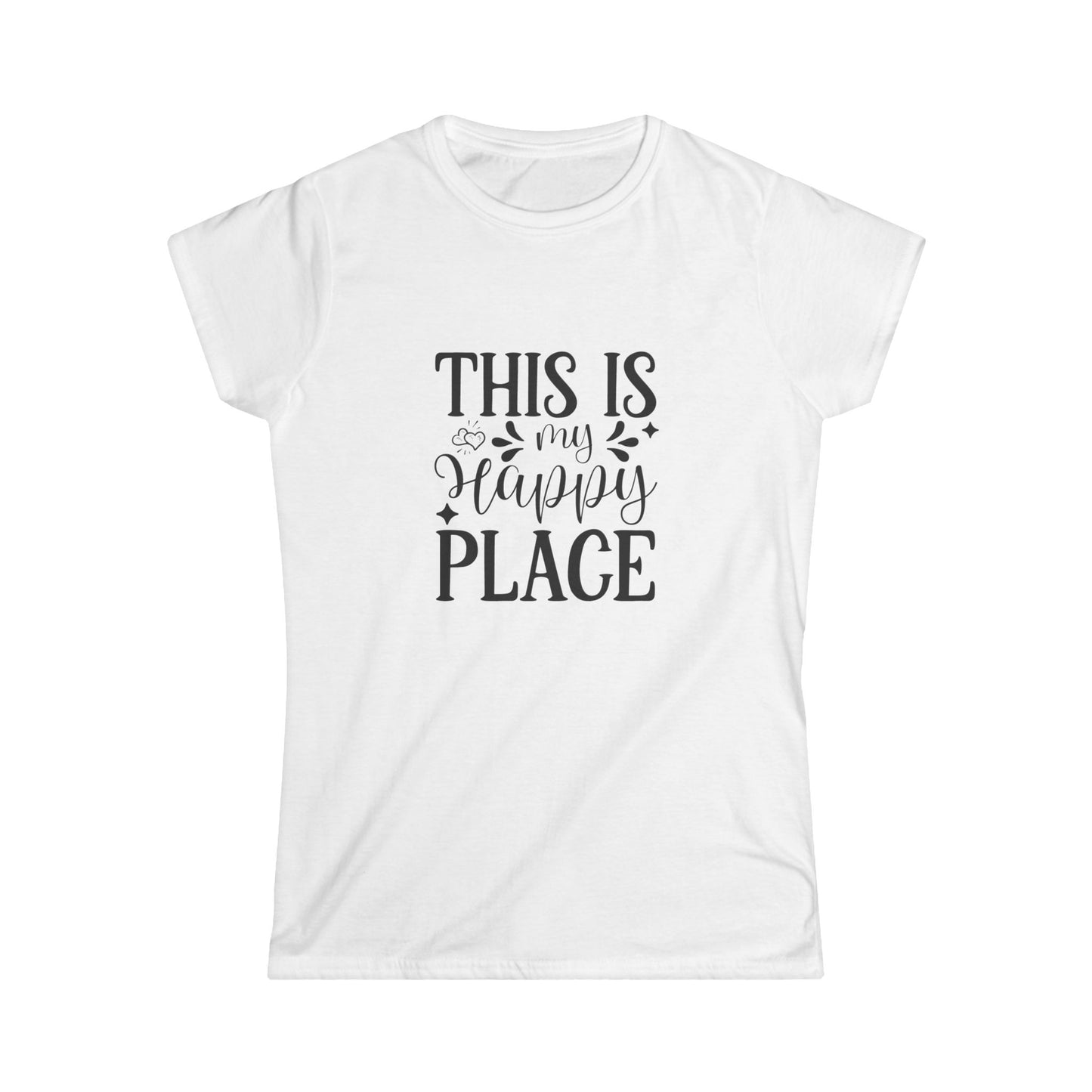 Women's Softstyle Tee - My Happy Place