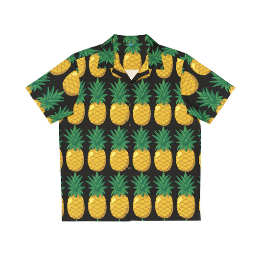 Men's Hawaiian Shirt - Pineapple Pattern