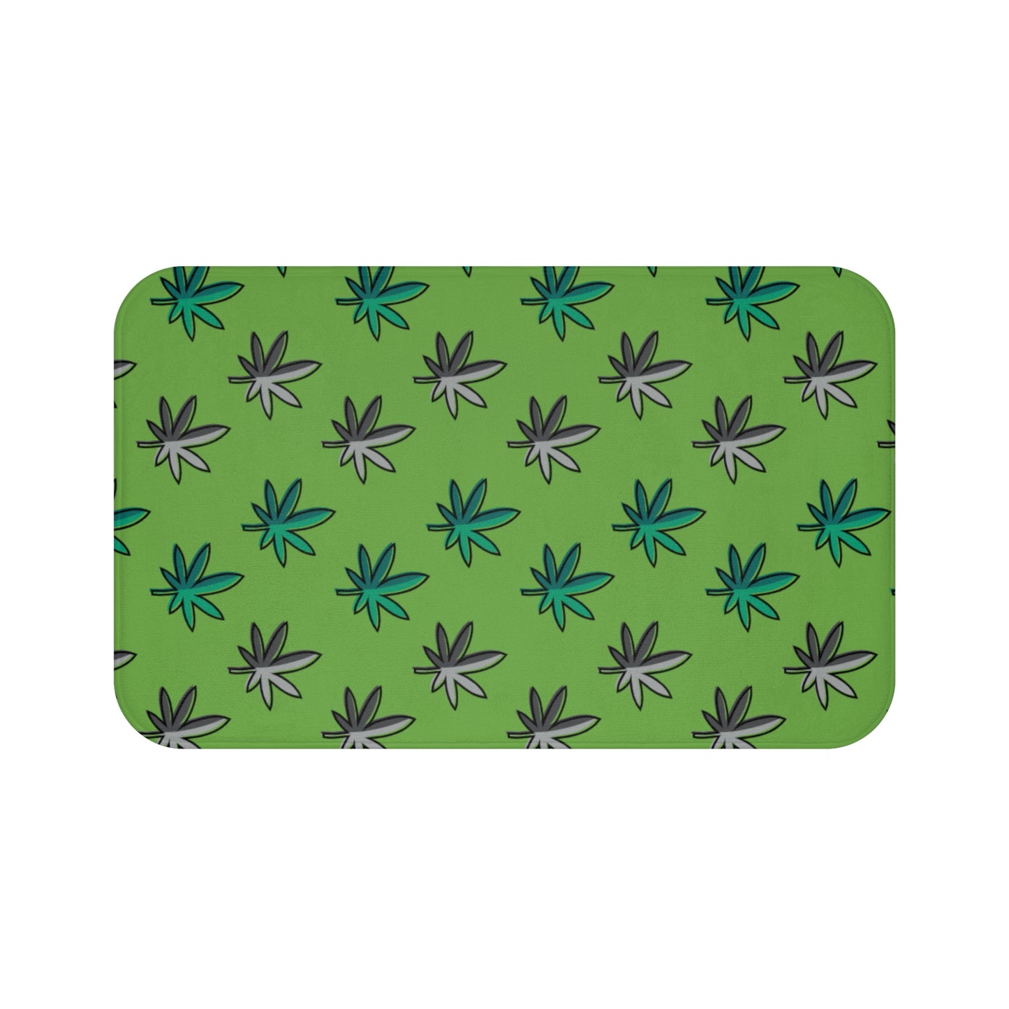 Bath Mat -  Green Leaf 420 Collection