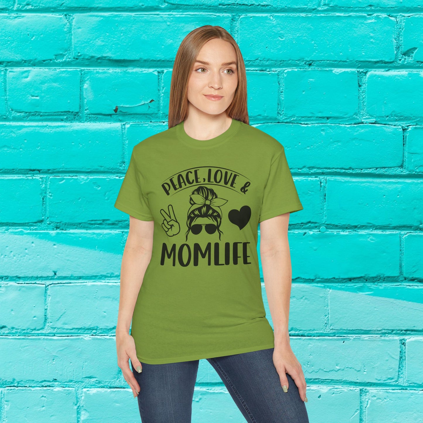 Peace - Love - #Momlife - Statement Tee - 8 Colors