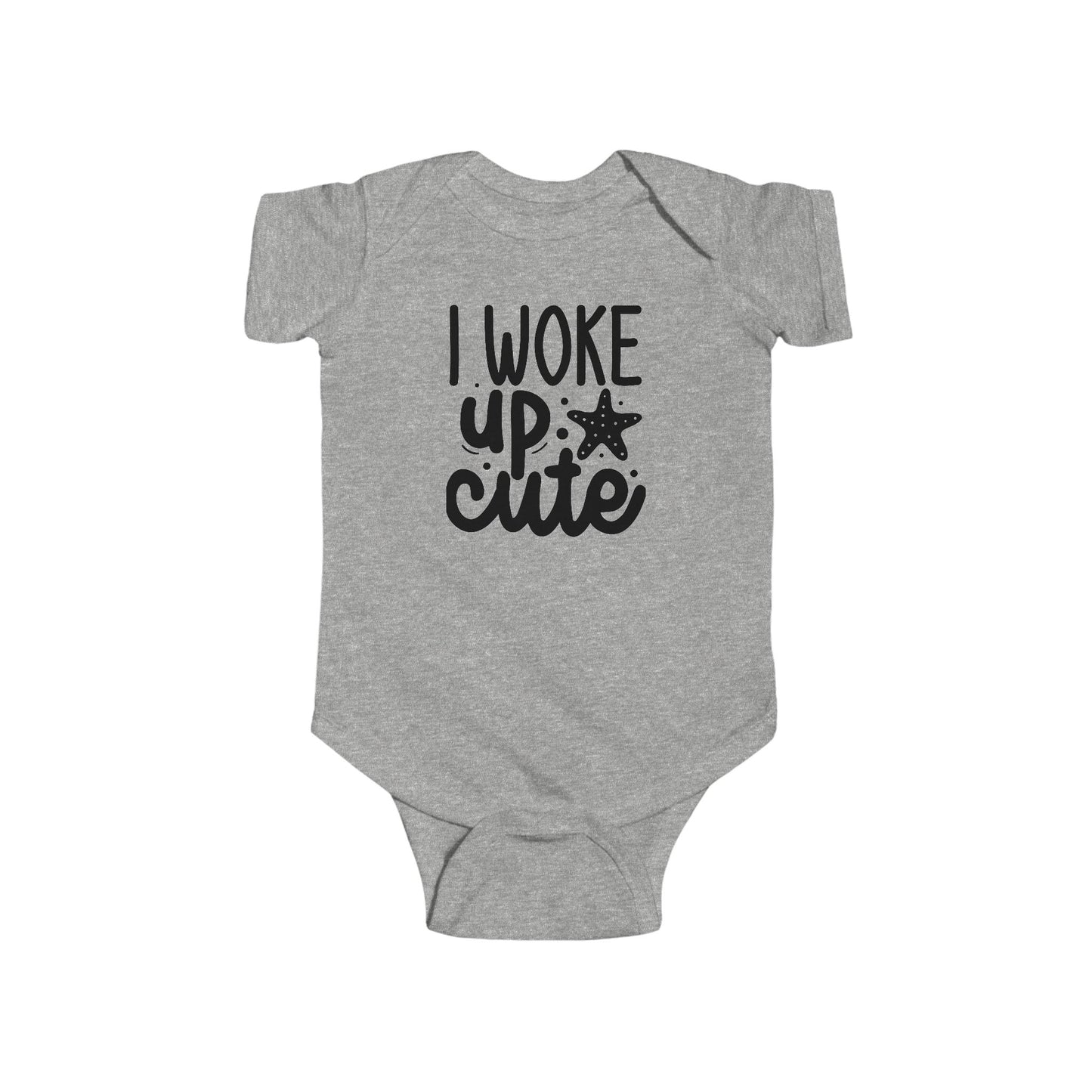 Infant Fine Jersey Bodysuit - I Woke Up Cute