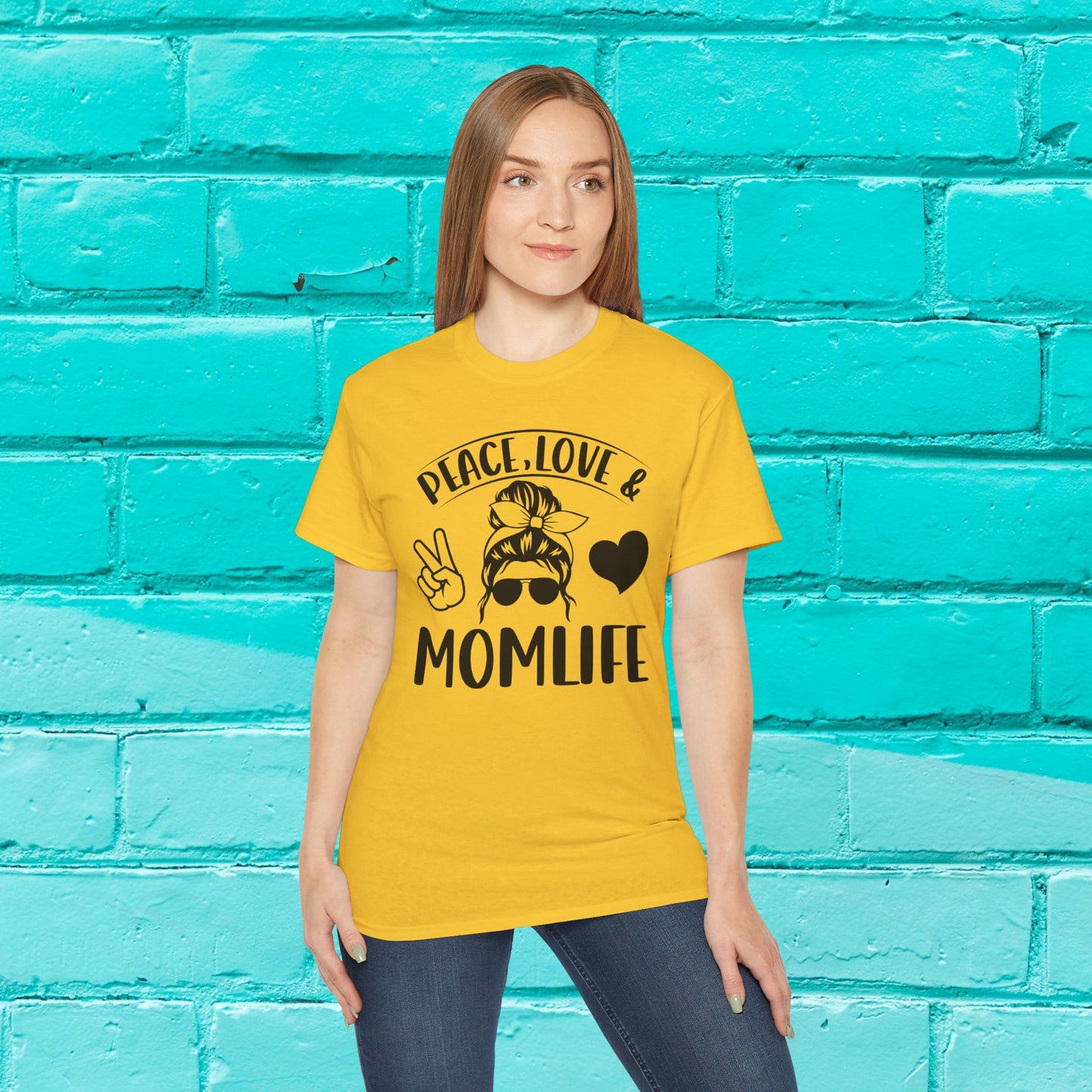 Peace - Love - #Momlife - Statement Tee - 8 Colors