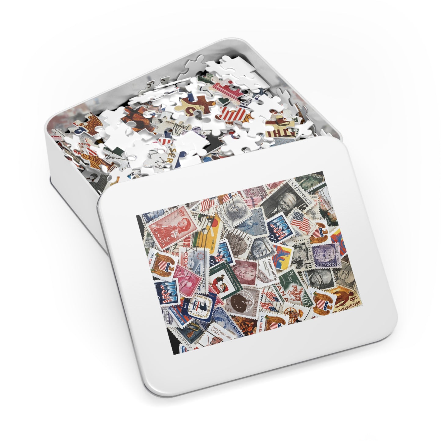 Stamps Jigsaw Puzzle (30, 110, 252, 500, 1000-Piece)