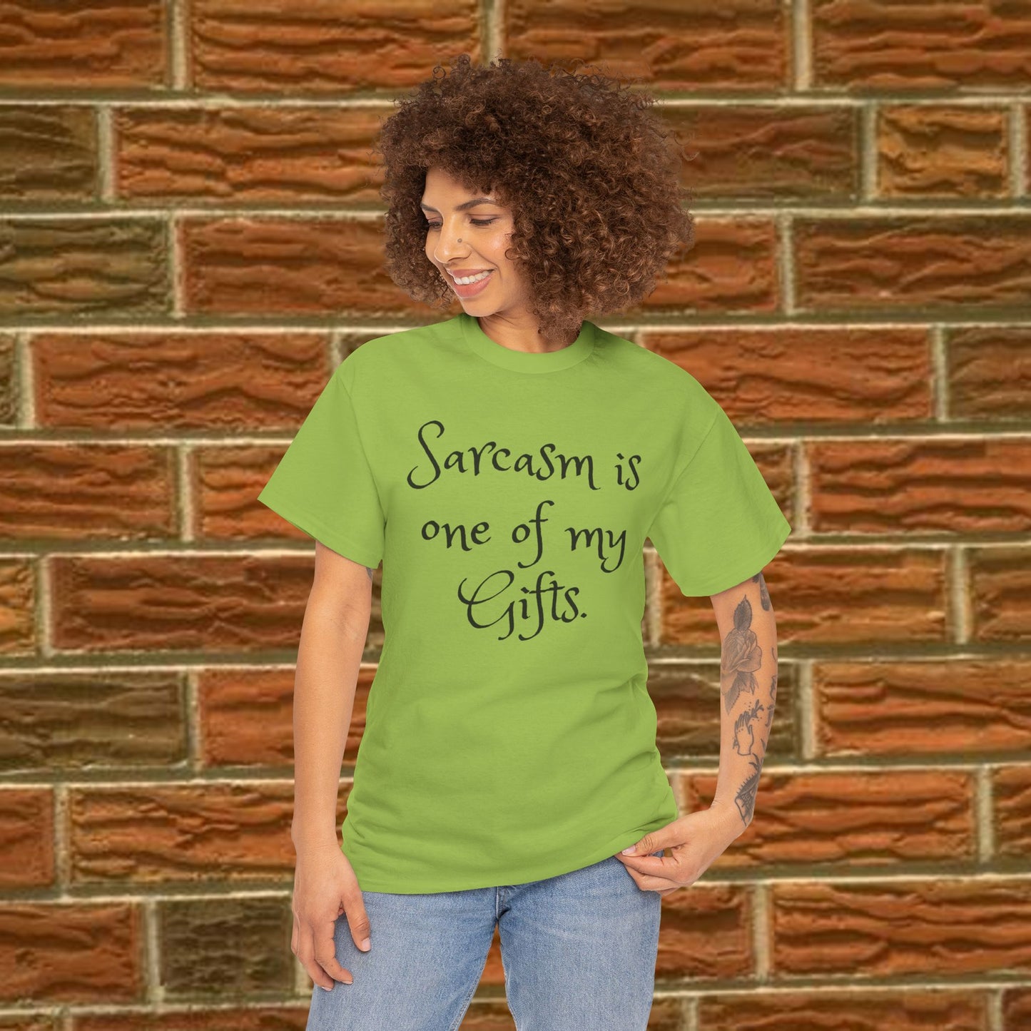 Unisex Cotton Tee - Sarcasm It's one of my gifts