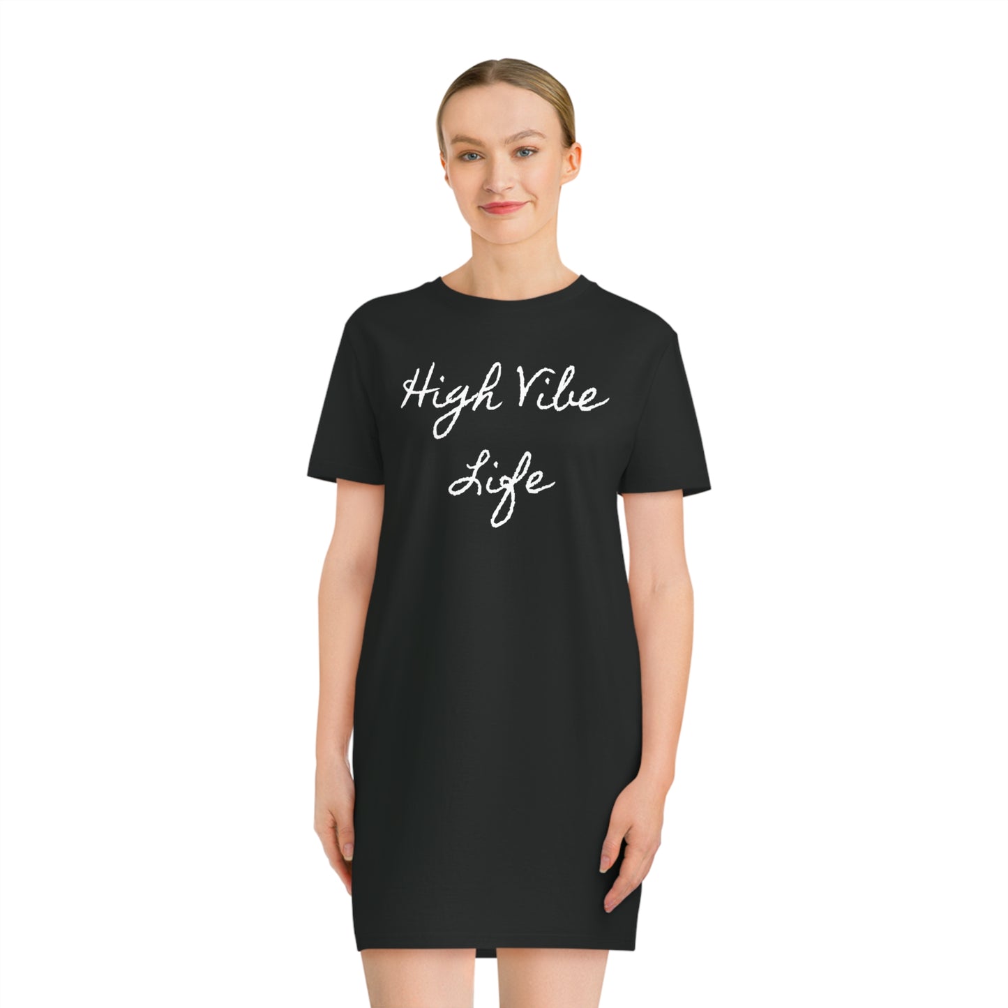 High Vibe Life - Spinner T-Shirt Dress - Inspirational