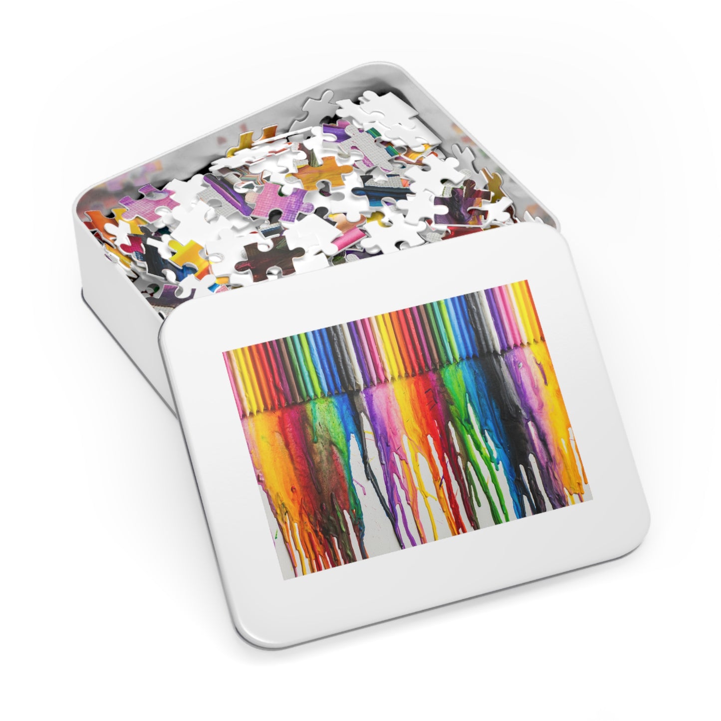 Melted Crayons Jigsaw Puzzle (30, 110, 252, 500,1000-Piece)