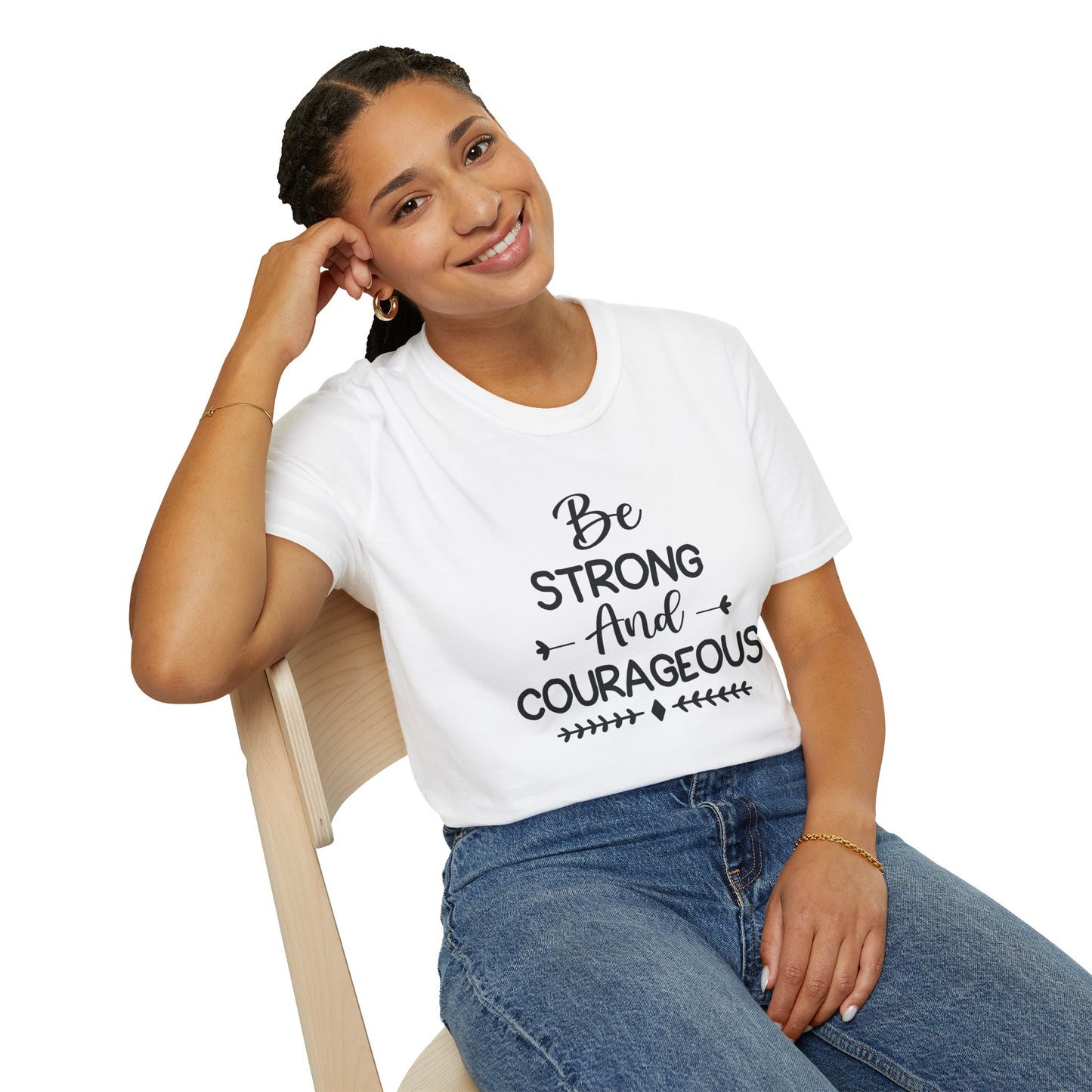 Softstyle T-Shirt - Be Strong and Courageous