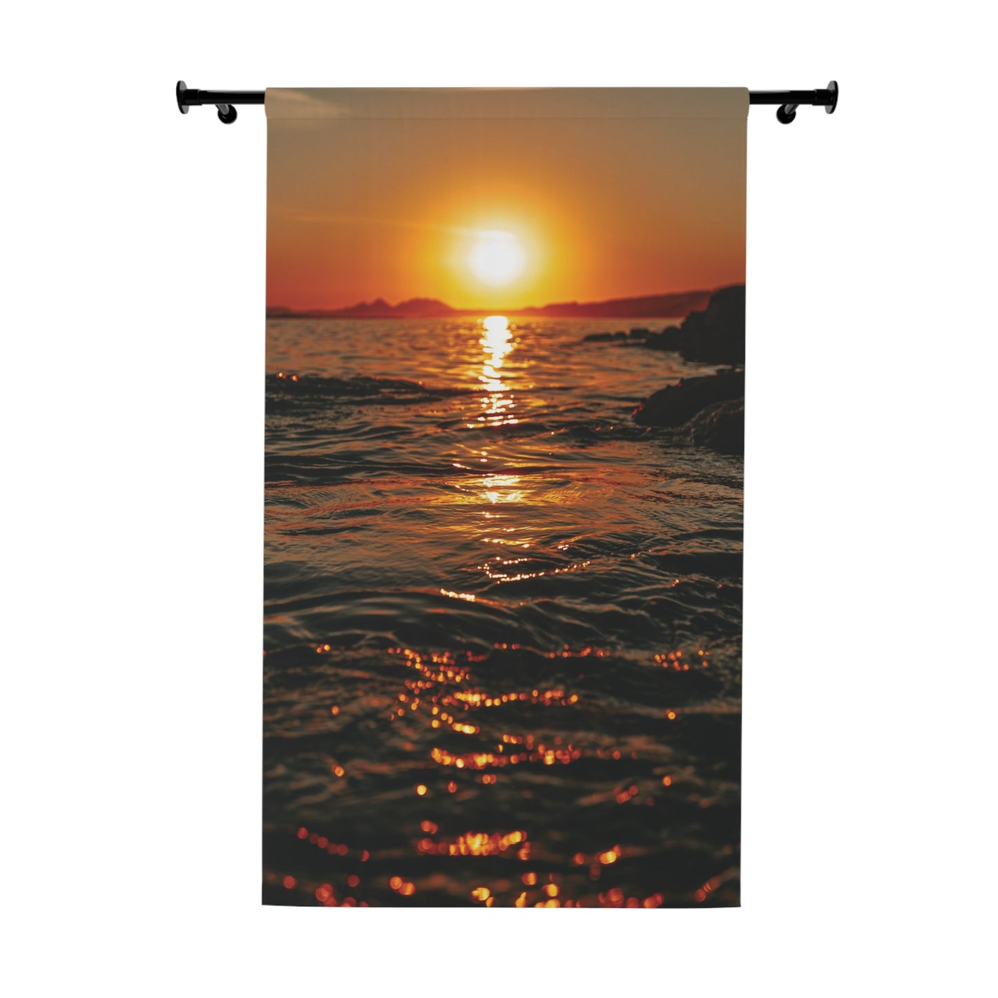 Sunset Over the Ocean Blackout Curtain - 1 Panel