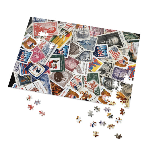 Stamps Jigsaw Puzzle (30, 110, 252, 500, 1000-Piece)