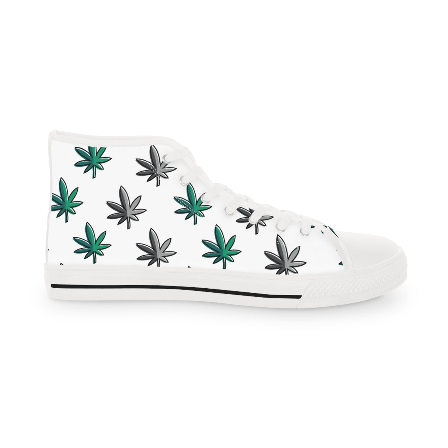 High Top Sneakers -  Green Leaf 420 Collection