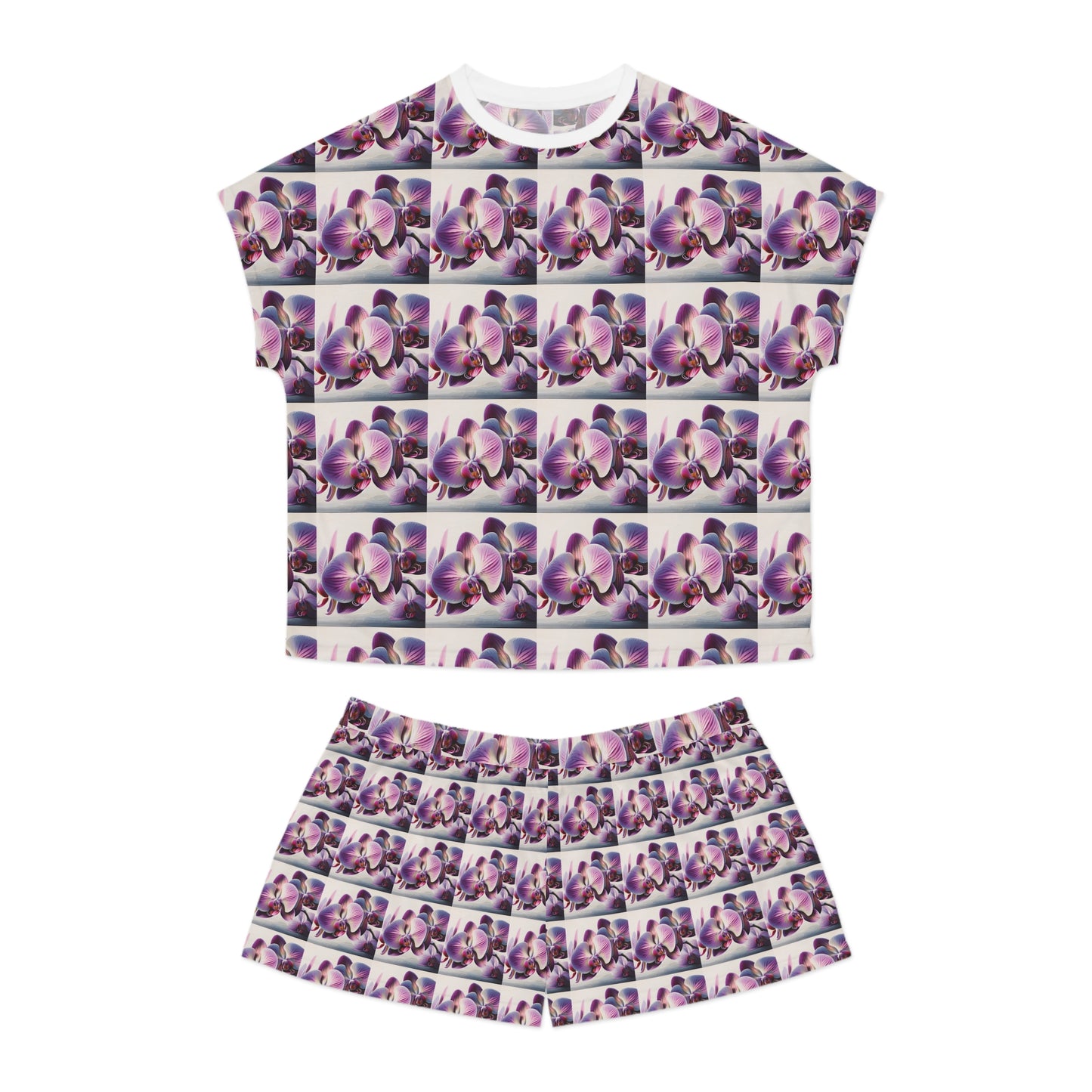 Pajama Set - Orchid Print