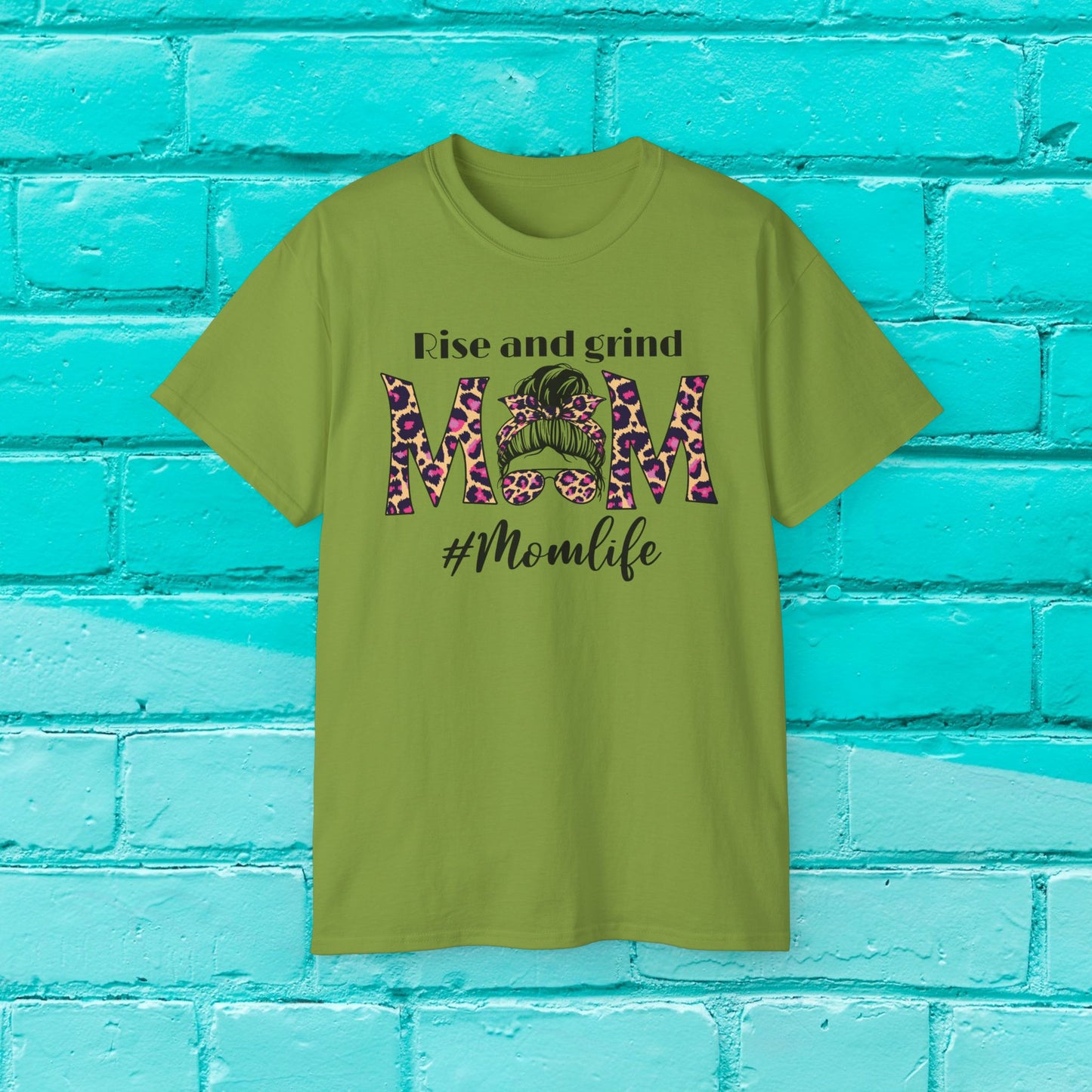 Rise & Grind #Momlife - Motivational Tee - 8 Colors