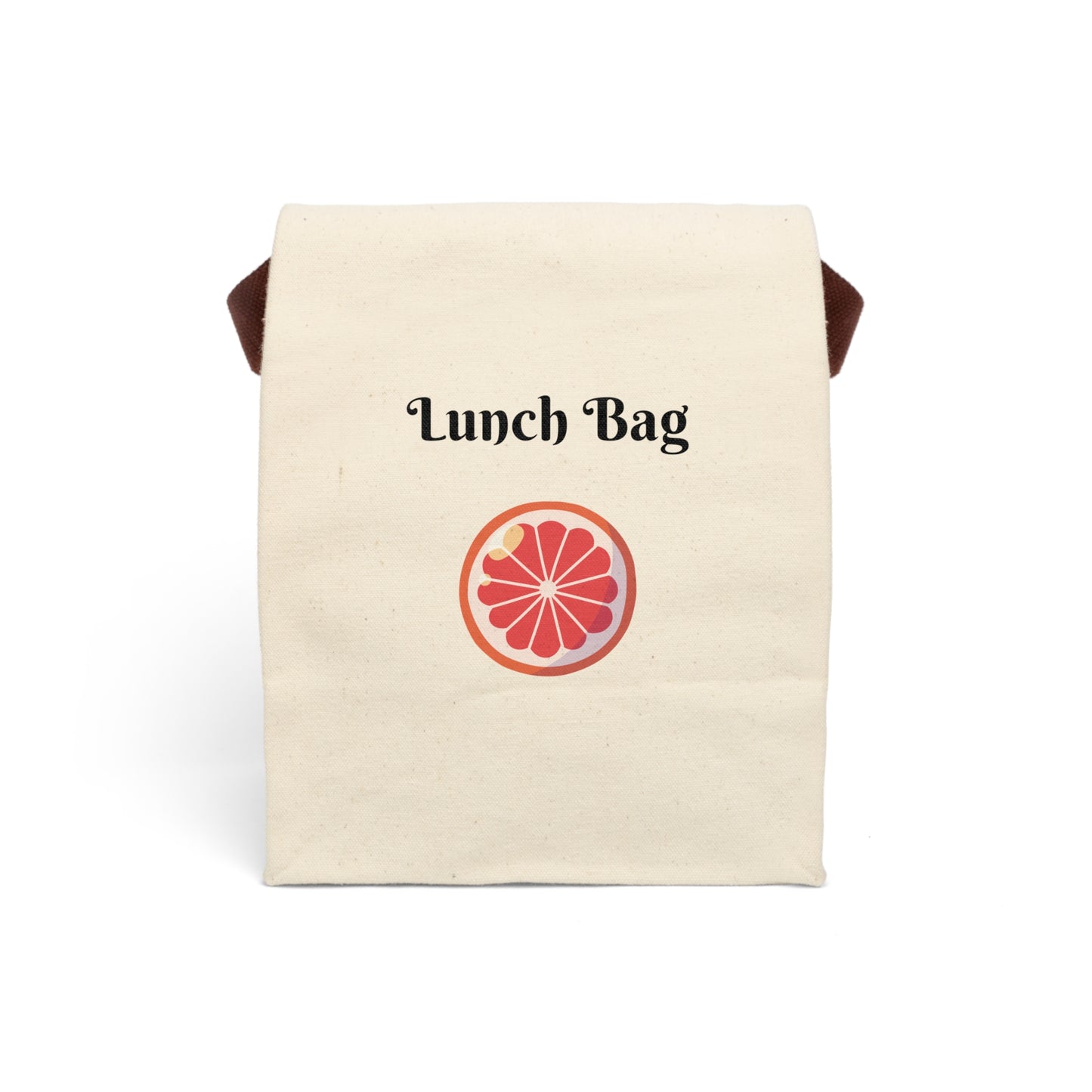 Canvas Lunch Bag - Grapefruit