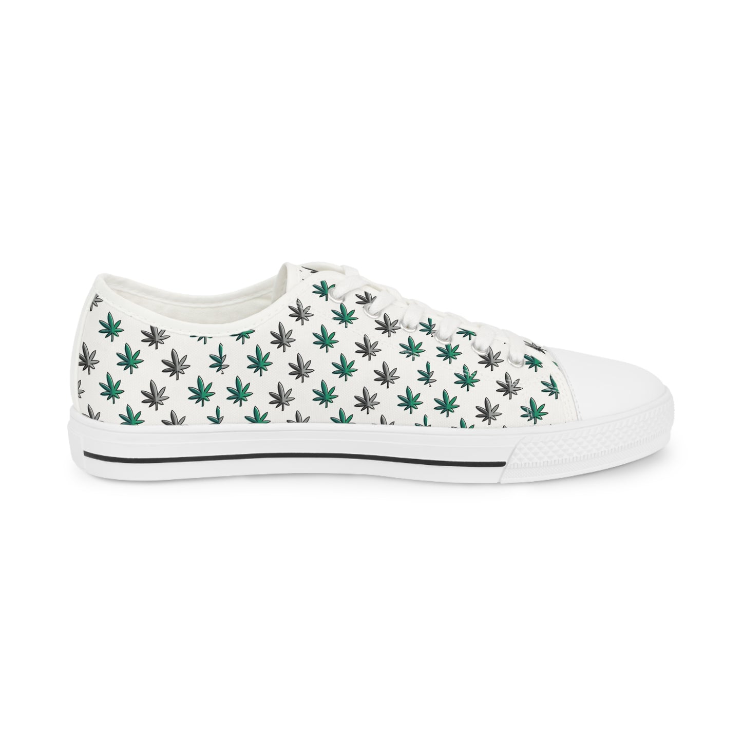 Men's Low Top Sneakers - Green Leaf 420 Collection