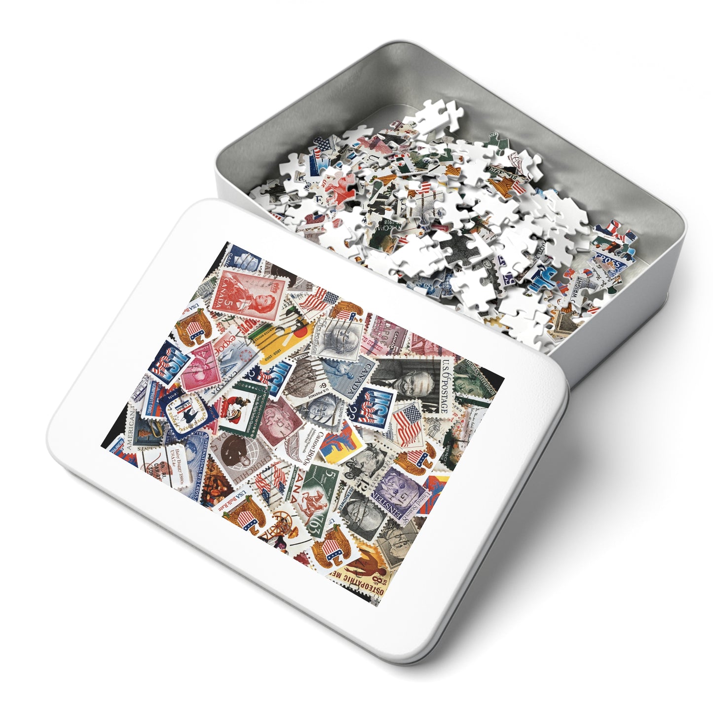 Stamps Jigsaw Puzzle (30, 110, 252, 500, 1000-Piece)