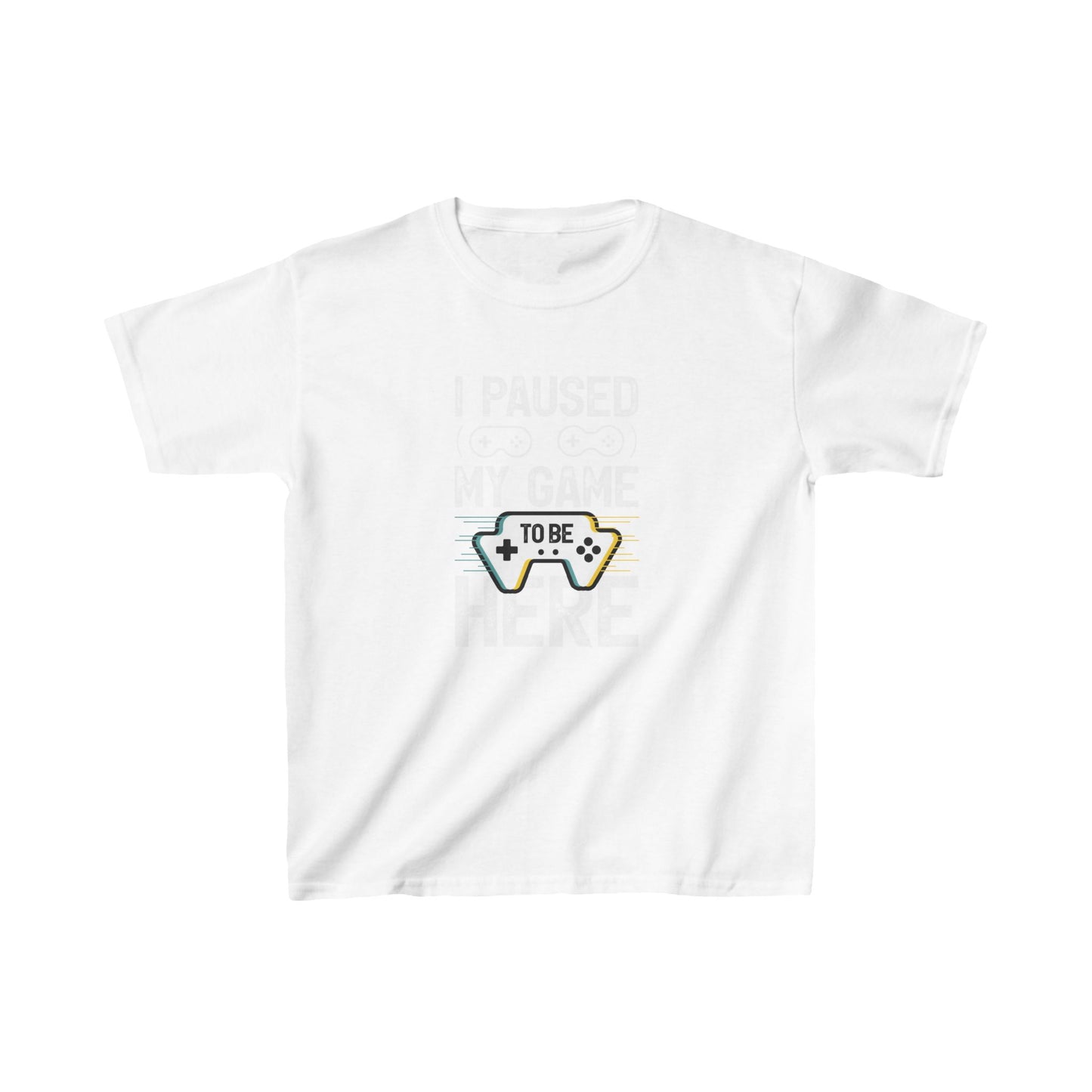 Kids Heavy Cotton™ Tee - I Paused My Game