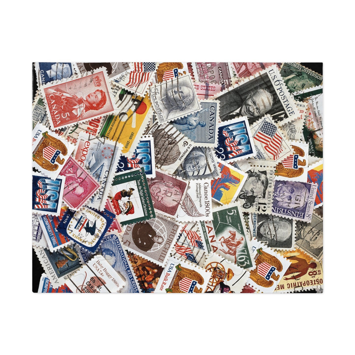 Stamps Jigsaw Puzzle (30, 110, 252, 500, 1000-Piece)