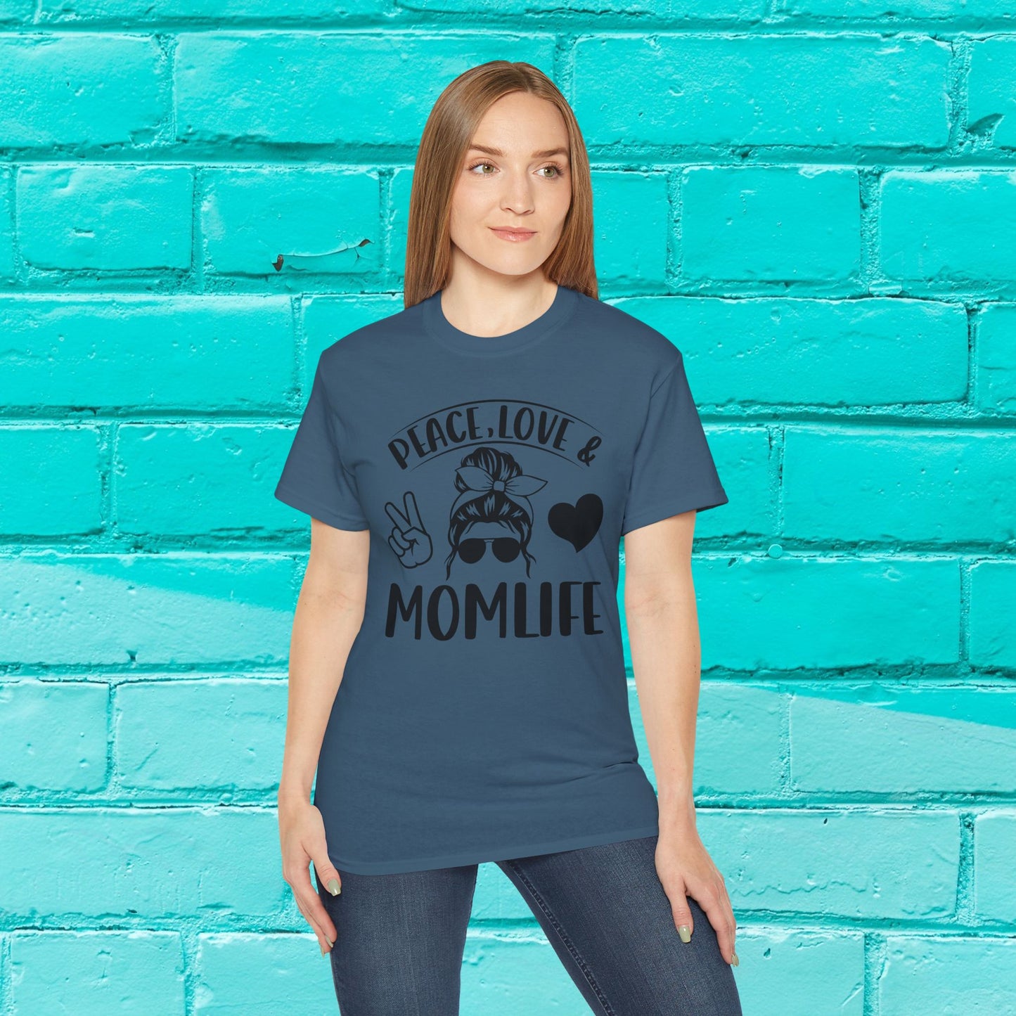 Peace - Love - #Momlife - Statement Tee - 8 Colors