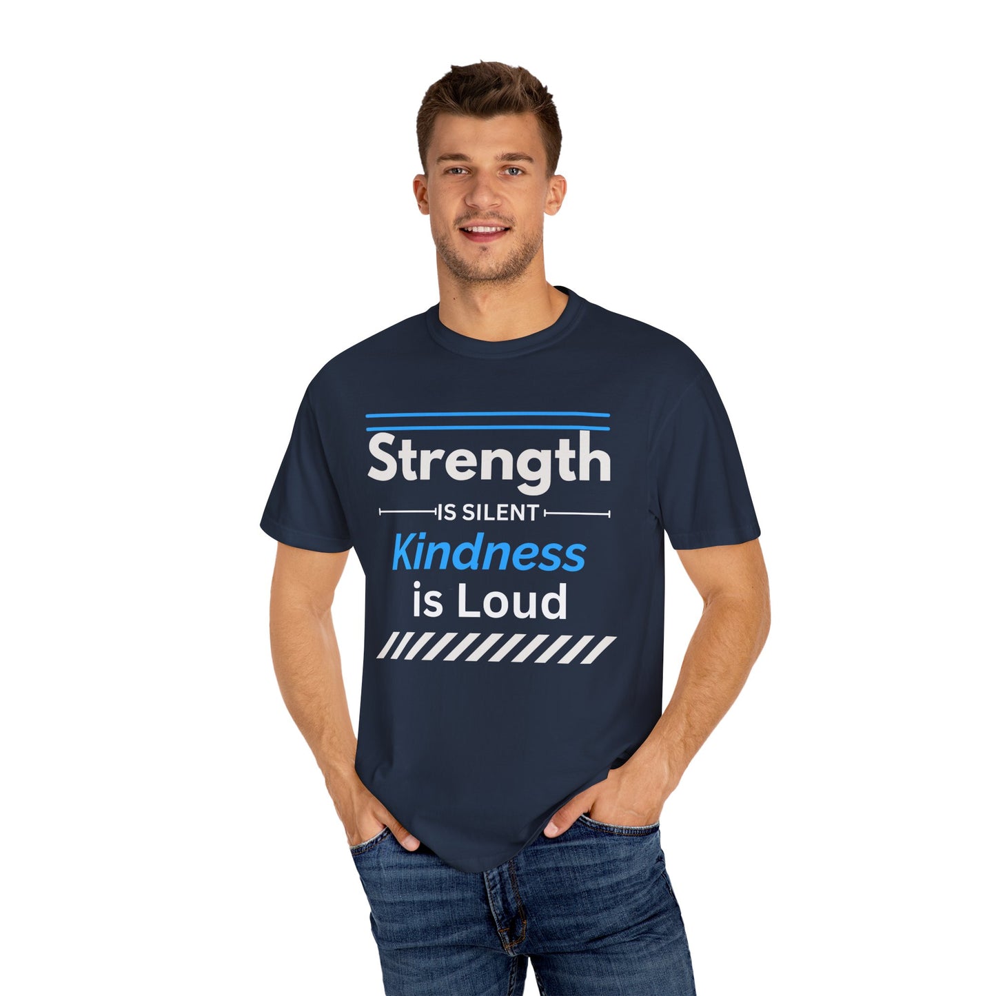 Dyed T-shirt - Strength is Silent