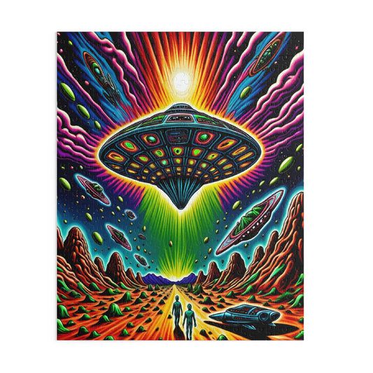 UFO Puzzle (120, 252, 500-Piece)